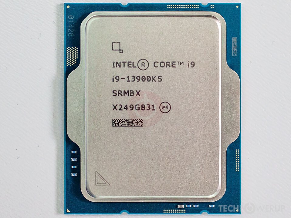 Alternative view of Intel Core i9-13900KS + Gigabyte Z790M AORUS ELITE