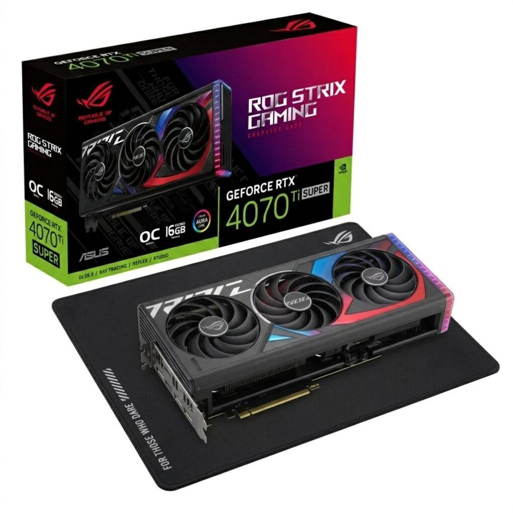 ROG Strix GeForce RTX 4070 SUPER OC Edition + ROG Moonstone Ace L ...