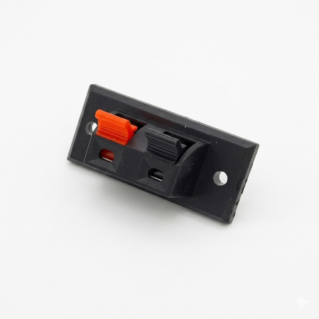 Way Spring Push Release Connector Speaker Terminal