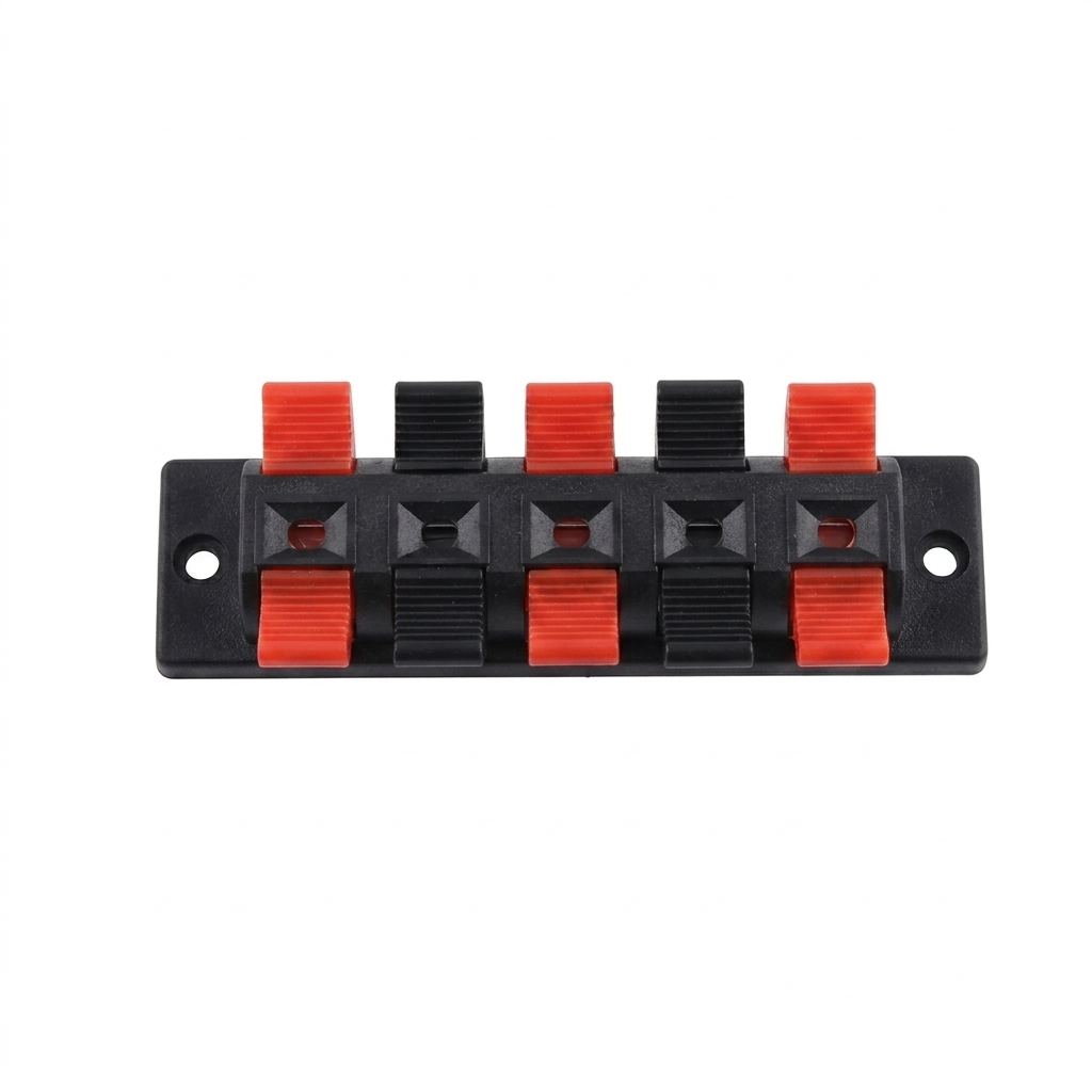6Way Spring Push Release Connector Speaker Terminal