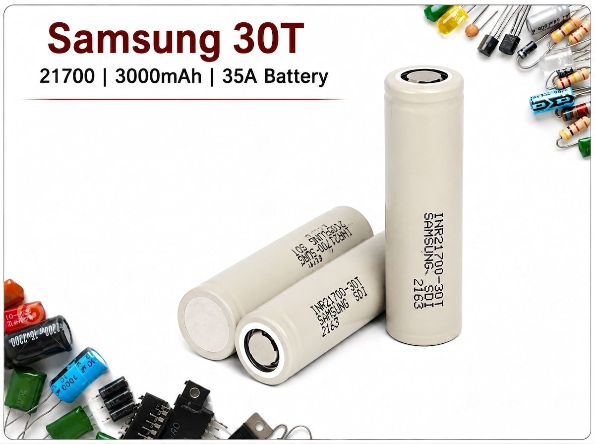Samsung 30T 21700 3000mAh 35A Battery - Image 2