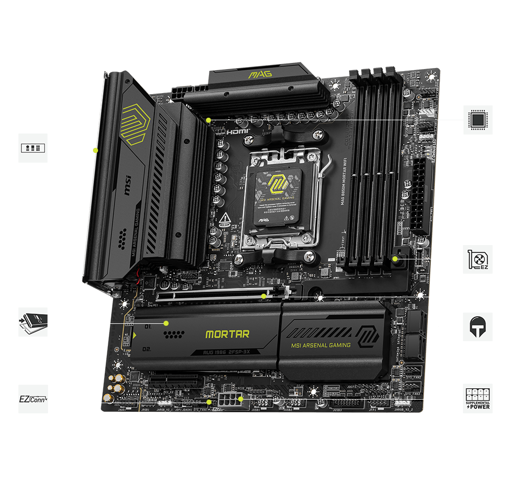 MSI MAG B850M MORTAR WIFI