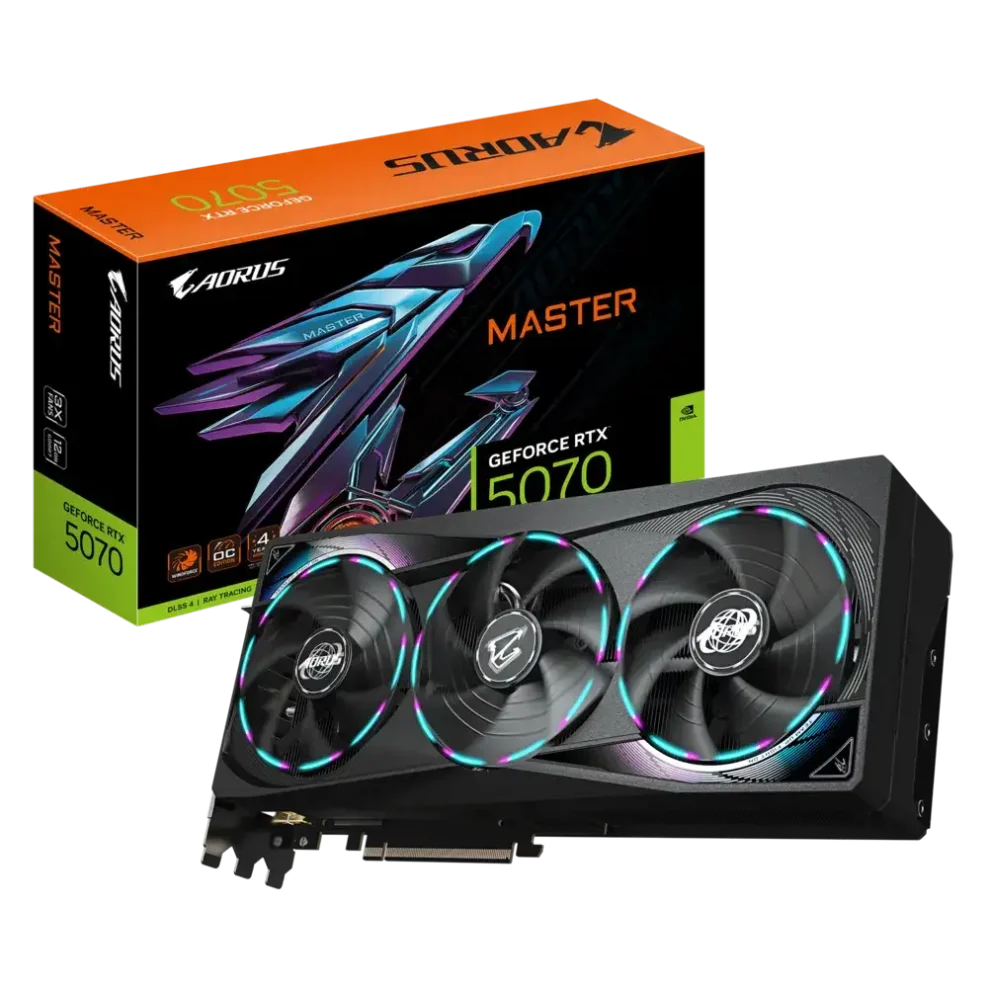 Gigabyte Aorus GeForce RTX 5070 Master 12G Graphics Card