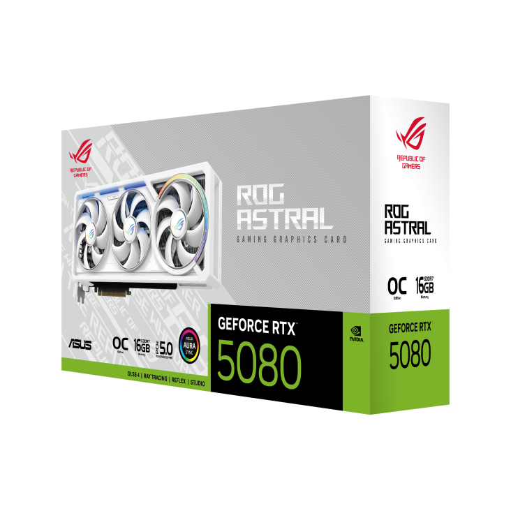Alternative view of ASUS ROG Astral GeForce RTX 5080 16GB GDDR7