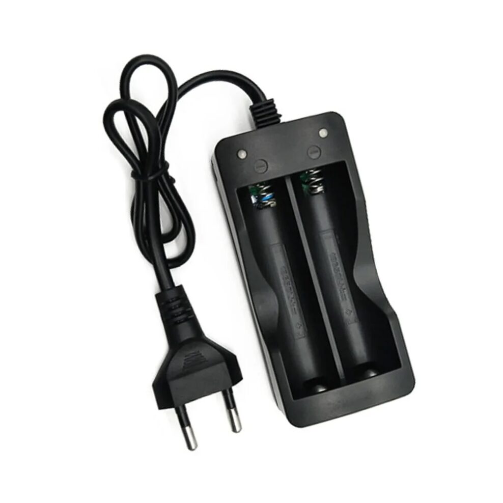 Battery Charger 18650 EU 2slots Smart Charging Li-ion Rechargeable Batteries #FF. AA7528-EU