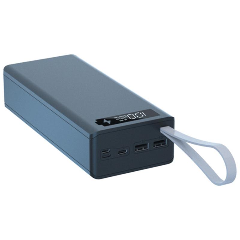 20W wire And 10W Wireless Fast Charging 16x18650 Battery Case Power Bank Shell