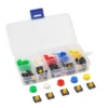 25PCS Tactile Push Button Switch Momentary 12X12X7.3MM Micro switch button & 25PCS Tact Cap BB7502