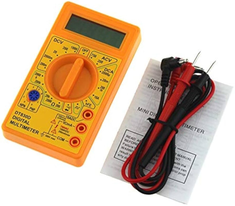 DT-830D Mini Pocket Digital Multimeter 1999 Counts