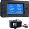 6in1 AC 80~260V Power Energy Monitor Voltage Current KWh Watt Meter 100A X-JL0057A