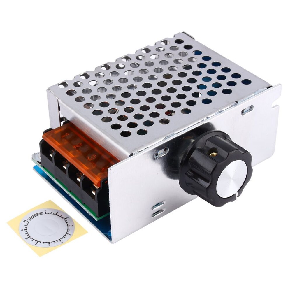 4000W 220V Adjustable SCR Voltage Regulator Control #O4 011078