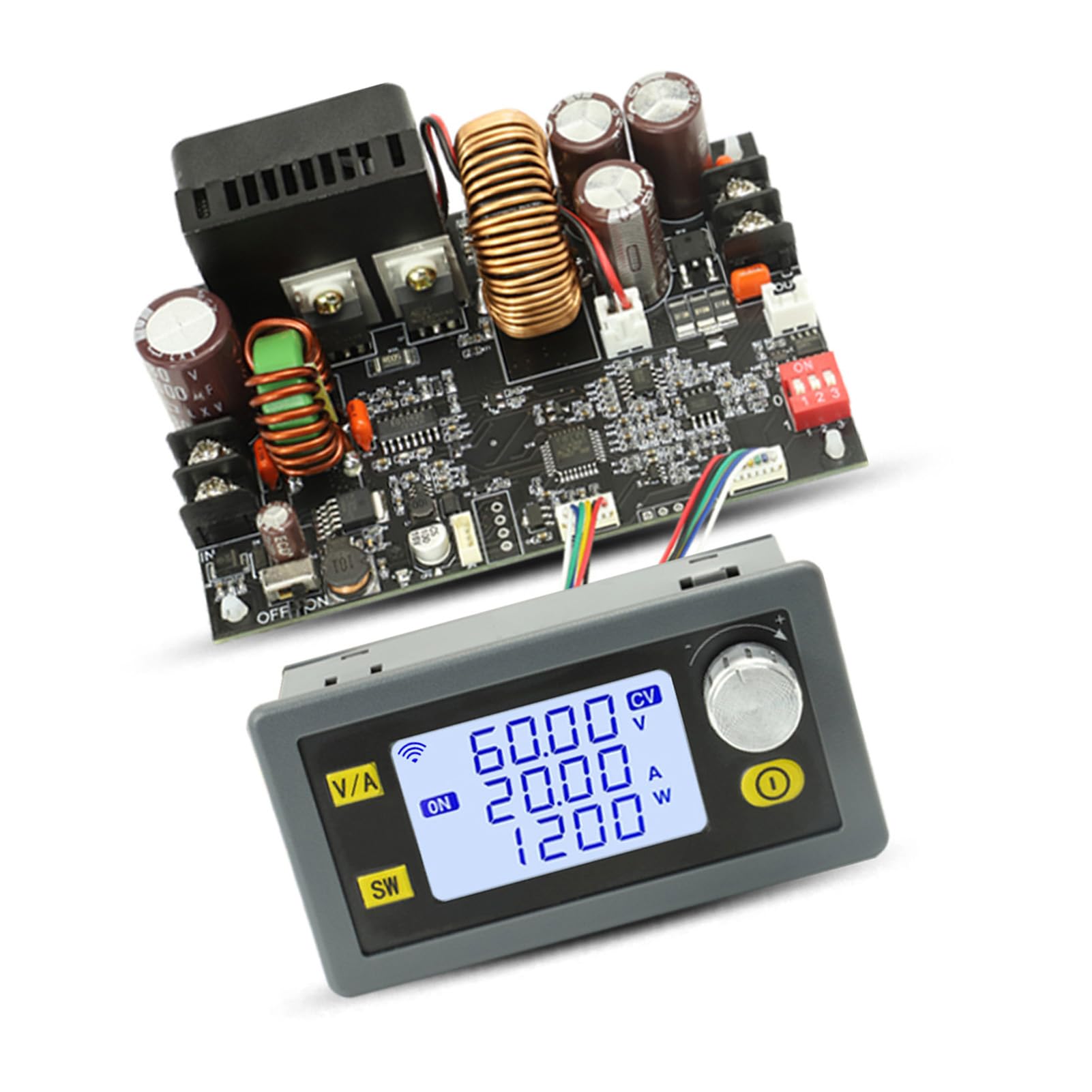 60V 20A 1200W Adjustable DC power Supplu Constant Voltage And Current Step-down Module GXLA0682-001