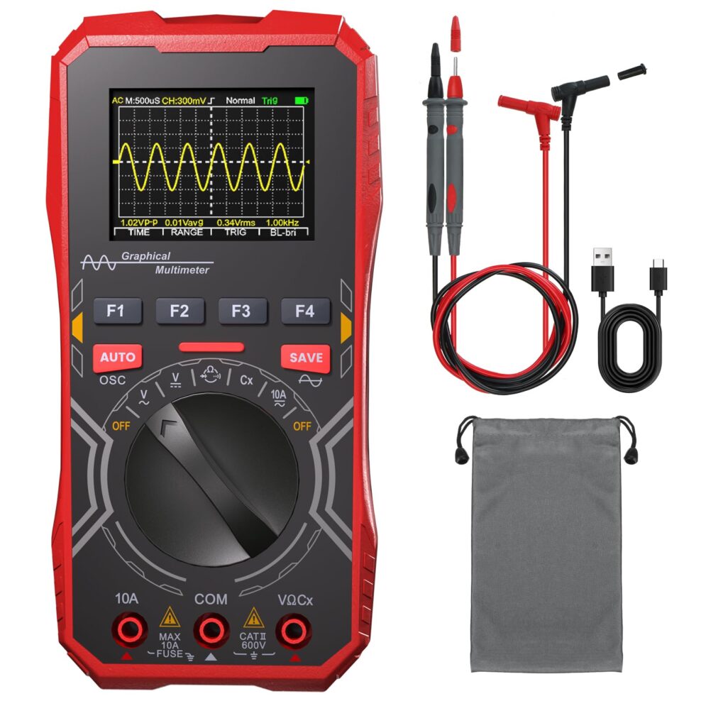 ET2010A 2 In1 Digital Multimeter And Oscilloscope 2.5MS/s