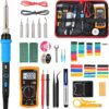 Soldering Iron Kit Welding Tool with LCD Digital Multimeter and Soldering Iron 60W 012819