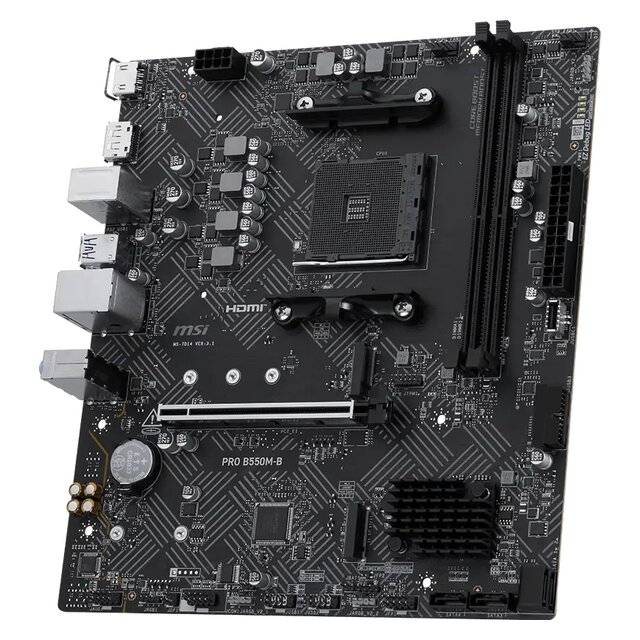 MSI Pro B550M-B AMD Motherboard (Black)