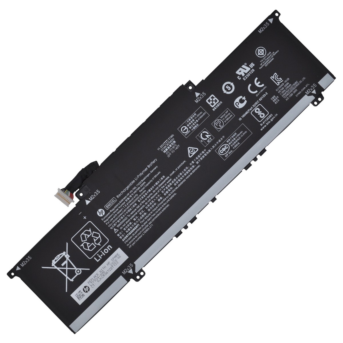 BATTERY HP BN03XL - 4100mah