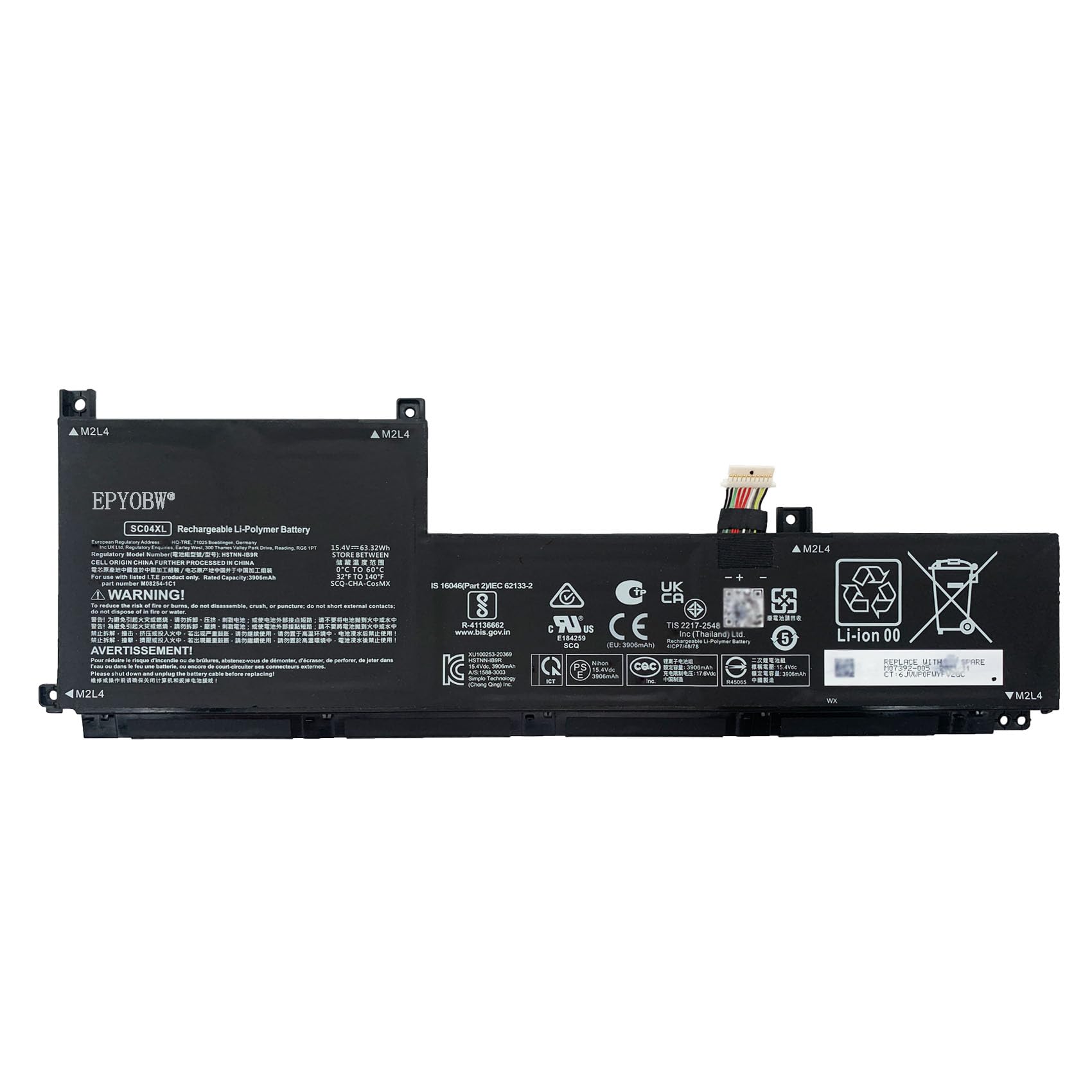 BATTERY HP SC04XL - 3500mah