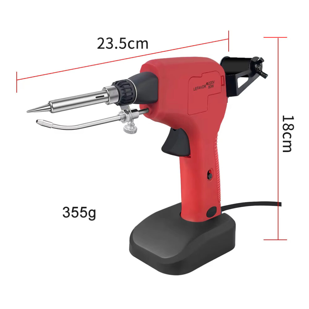80W Rapid Heating Soldering Iron Gun With Ceramic PTC Core 012680