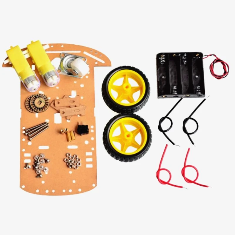 2WD Smart Robot Car Chassis Kit with Battery Box For Arduino #Q