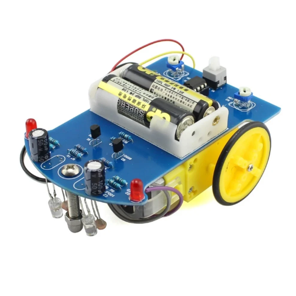 ⁦D2-1 DIY Kit Intelligent Tracking Line Smart Car Kit #DD7 011104⁩ - الصورة ⁦2⁩