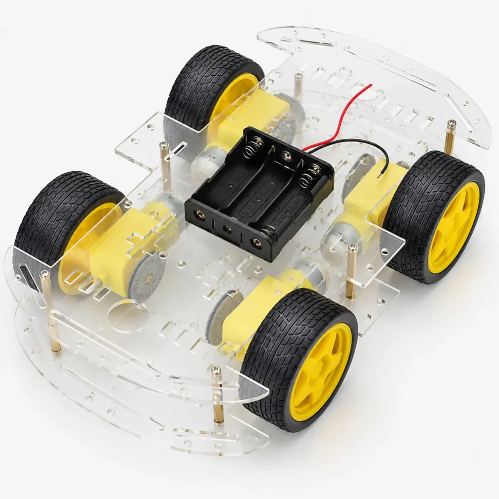 4WD Smart Robot Car Chassis Kits #Q