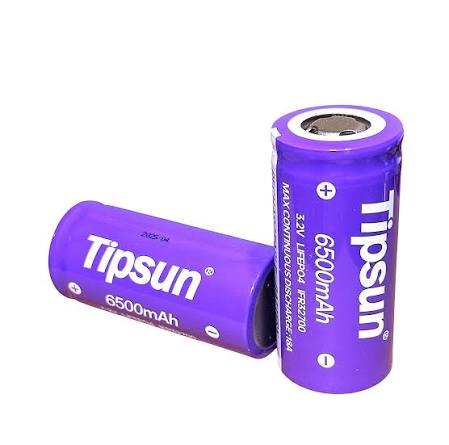 Tipsun 32700 6500mah 3.2v 3C Lifepo4 Battery
