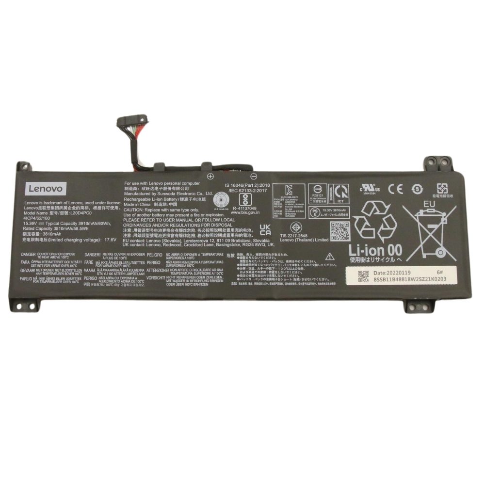 BATTERY LENOVO L20C4PC0-L20D4PC0