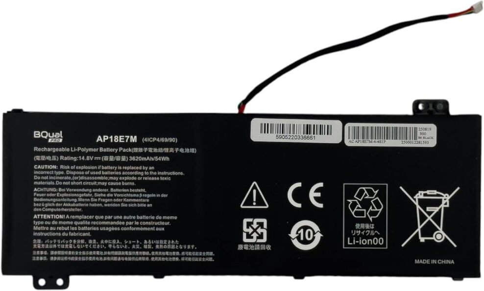 Battery ACER AP18E7M 14.8V 54Wh