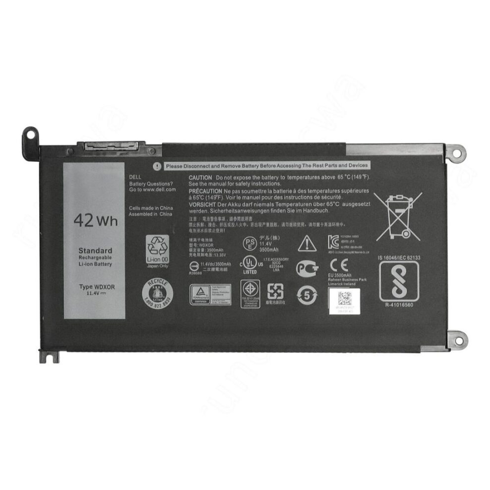 Battery DELL wdxor 3400mah