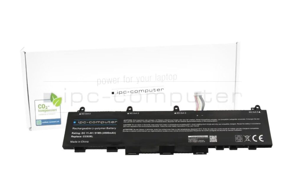 Battery HP CC03XL 850 G8 11.4 V 51Wh