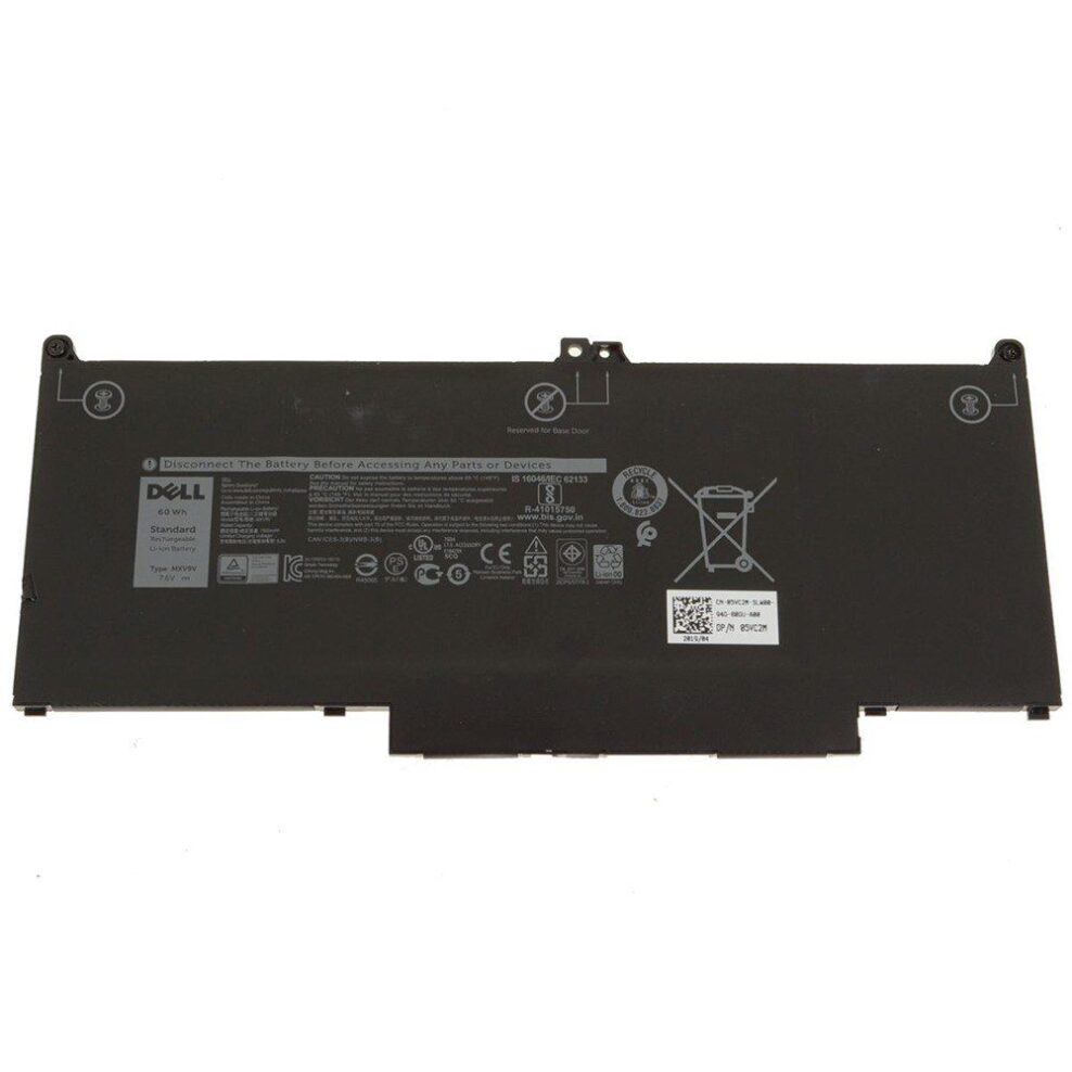 BATTERY DELL TYPE MXV9V 7.6V 60Wh