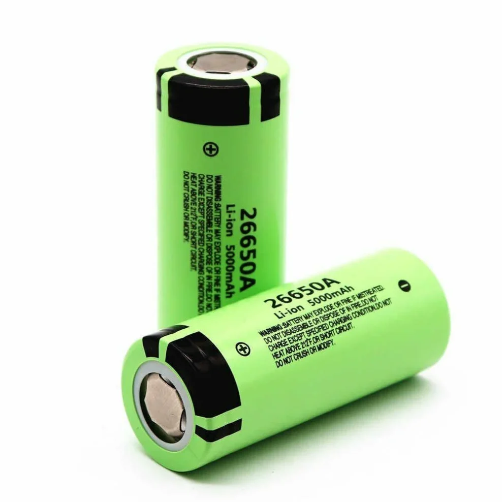 NCR26650A 5000mAh 26650 3.7V li-ion battery discharge 20A